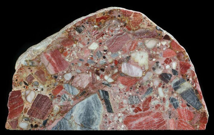 Polished Brecciated Chert Section - Australia #65431